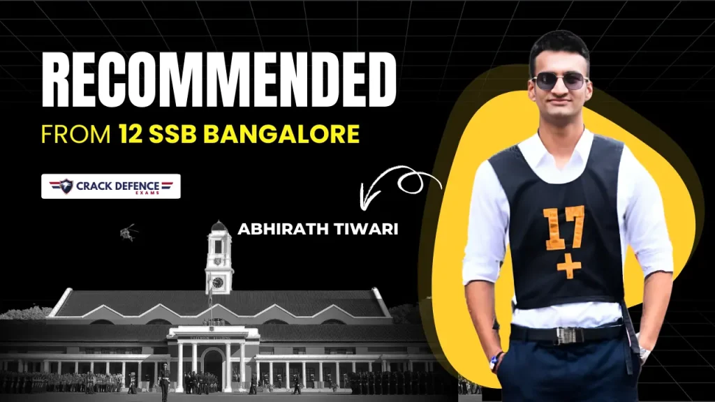 Abhirath’s Story: Grace, Clarity, and a First Attempt Recommendation from 12 SSB Bangalore