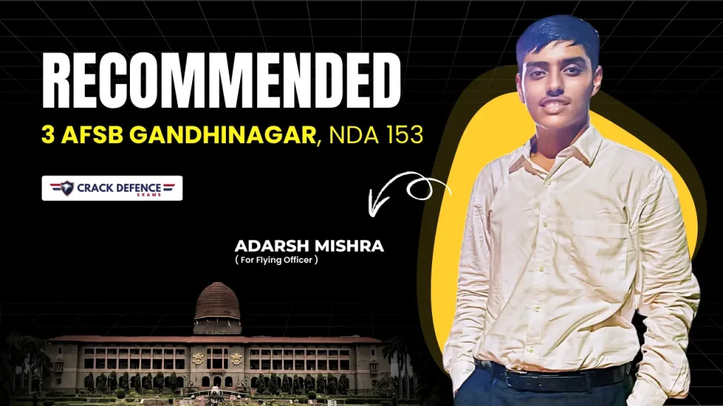Adarsh’s Journey: From Challenges to Becoming a Flying Officer with Crack Defence Exams (CDE)
