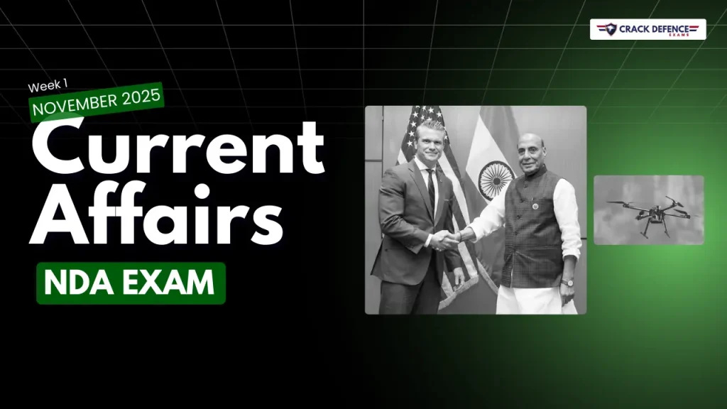 November 2025 - 1st week Current Affairs (NDA)