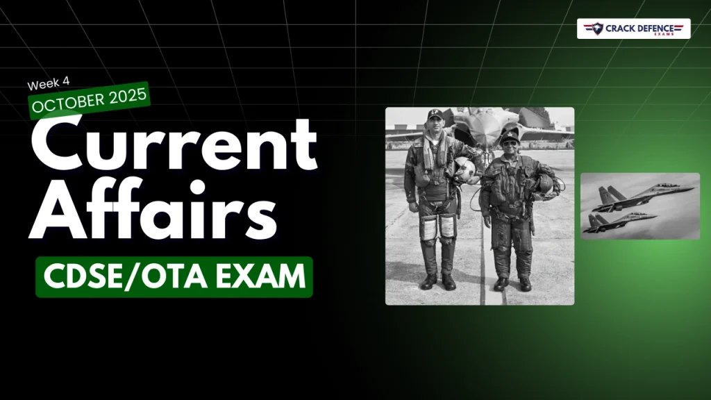 October 2025 - 4th Week Current Affairs
